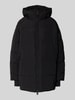WITHBLACK Gewatteerd jack met capuchon Zwart