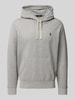 Polo Ralph Lauren Hoodie met logostitching Lichtgrijs