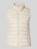 Christian Berg Woman Selection Bodywarmer met opstaande kraag Steengrijs