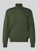 MAERZ Muenchen Gebreide pullover van merinowol Olijfgroen