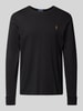 Polo Ralph Lauren Custom Slim Fit Longsleeve mit Rundhalsausschnitt Black