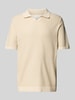 Jack & Jones Relaxed Fit Poloshirt mit Label-Detail Modell 'CEASTON' Offwhite