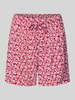 Esprit Shorts mit floralem Muster Modell 'CALUSA' Rot