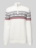 MCNEAL Strickpullover mit Stehkragen Offwhite