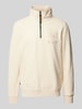 PME Legend Sweatshirt mit Stehkragen Offwhite