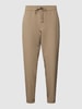 BOSS Green Sweatpants mit elastischem Bund Modell 'Flex' Khaki