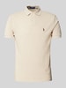 Polo Ralph Lauren Poloshirt mit Label-Stitching Mittelgrau