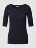 Christian Berg Woman Selection T-shirt met ronde hals Marineblauw