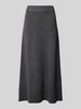 Christian Berg Woman Strickrock mit elastischem Bund Dunkelgrau