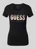 Guess T-Shirt mit Rundhalsausschnitt BLACK