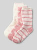 camano Socken mit Teddyfell im 3er-Pack Rosa