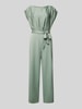 Swing Jumpsuit mit Rundhalsausschnitt Hellgruen