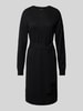 ARMANI EXCHANGE Knielanges Strickkleid mit Effektgarn Black