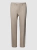 Strellson Slim Fit Anzughose mit Bügelfalten Beige