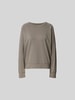 Juvia Sweatshirt mit gerippten Abschlüssen Khaki