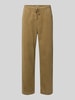 Only & Sons Loose fit corduroy broek van katoenmix, model 'FADE' Zand
