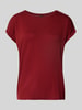 Vero Moda Regular fit T-shirt van lyocell-mix, model 'AVA' Roestrood