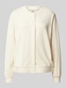 Soyaconcept Sweatjacke mit Druckknopfleiste Modell 'BANU' Beige