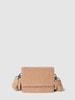 Seidenfelt Handtasche mit Klickverschluss Modell 'Hellvi' Camel