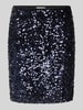 B.Young Minirock mit elastischem Bund Modell 'PAILLET' Marine