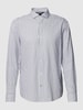 BOSS Freizeithemd mit Streifenmuster Modell 'Hal' Marineblau