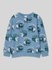 Name It Sweatshirt mit gerippten Abschlüssen Modell 'NMMDIBBO' Bleu