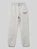 Polo Sport Sweatpants mit Label-Stitching Mittelgrau Melange