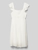 Only Sukienka mini z rękawami z falbaną model ‘KOGEVA’ Biały