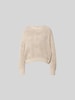 Juvia Relaxed Fit Pullover mit Lochmuster Sand