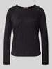 Smith and Soul Longsleeve mit Rundhalsausschnitt Black