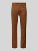 BOSS Slim fit broek van katoenmix, model 'DELAWARE' Camel