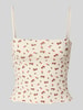 Review Tanktop mit Karree-Ausschnitt Beige