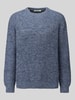 Selected Relaxed Fit Pullover aus reiner Baumwolle Modell 'TILUM' Hellblau