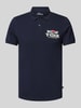 s.Oliver RED LABEL Regular Fit Poloshirt aus Baumwollpiqué mit Peanuts®-Motiv Marine