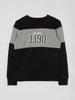 Jack & Jones Sweatshirt met logo, model 'Cemb' Zwart