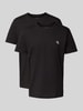 Calvin Klein Jeans Regular Fit T-Shirt aus reiner Baumwolle Black