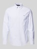 Tommy Hilfiger Regular Fit Freizeithemd mit Button-Down-Kragen Modell 'HERITAGE' Hellblau