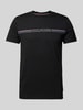 Tommy Hilfiger T-shirt z nadrukiem z logo Czarny