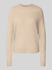 Christian Berg Woman Wollen pullover met ronde hals Beige gemêleerd