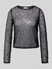 LeGer by Lena Gercke Longsleeve mit Paillettenbesatz Modell 'Mareen' Black