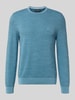 Marc O'Polo Regular Fit Strickpullover aus reiner Baumwolle Aqua Melange