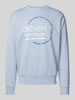 Tom Tailor Denim Sweatshirt mit Logo-Print Hellblau