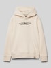 Garcia Hoodie mit Kapuze Ecru