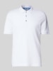 Brax Regular Fit Poloshirt mit Label-Print Modell 'Pete' Weiss