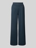 B.Young Wide leg stoffen broek in zwart met bandplooien, model 'Rizetta' Marineblauw
