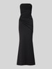 SISTAGLAM Abendkleid mit Raffungen Modell 'Selene' Black