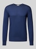 GRAN SASSO Gebreide pullover van puur kasjmier Marineblauw