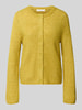 Selected Relaxed Fit Strickjacke aus Woll-Mix Modell 'LULU' Hellgruen