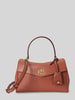 Lauren Ralph Lauren Henkeltasche aus echtem Leder mit abnehmbaren Schulterriemen Terra