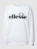 Ellesse Sweatshirt mit Label-Print Modell 'Bootia' Weiss